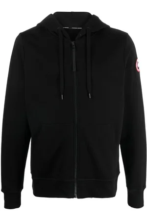 Canada Goose Cotton logo-patch hoodie