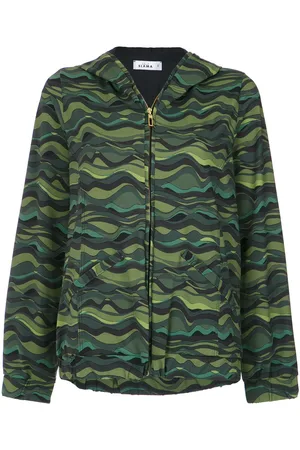AMIR SLAMA Wave print hoodie