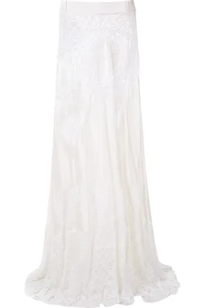 AMIR SLAMA Lace maxi skirt