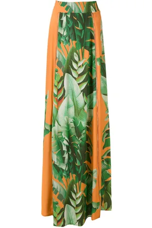 AMIR SLAMA Printed maxi skirt