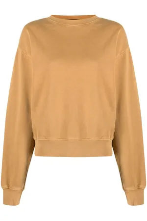 KSUBI Ribbed-detail round-neck sweatshirt