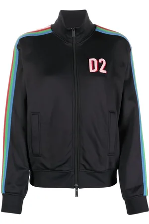 Dsquared2 Side-stripe zip-up sweatshirt