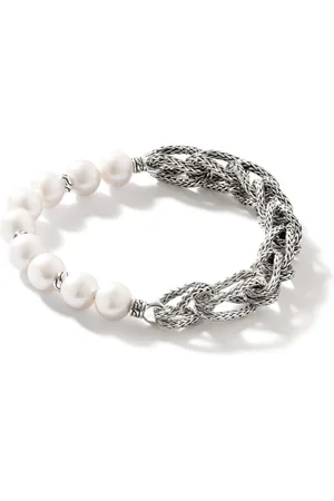 John Hardy Asli Link 10.5mm freshwater pearl bracelet