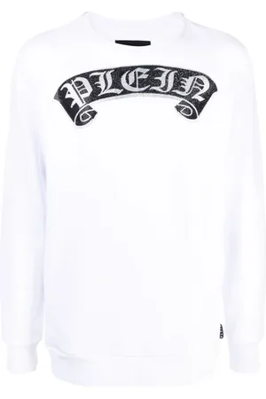 Philipp Plein Gothic Plein crystal-logo sweatshirt