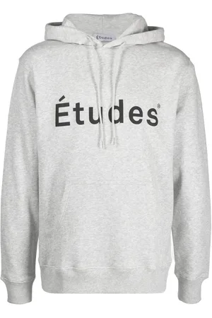 Etudes Logo-print detail hoodie