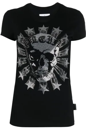 Philipp Plein Sexy Pure-fit skull strass T-shirt