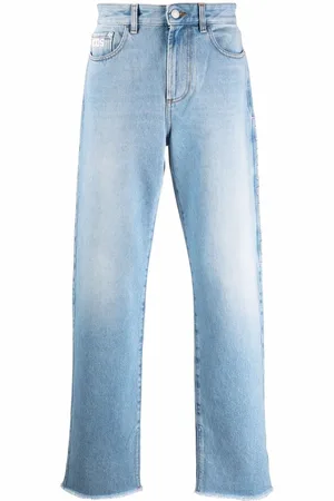 GCDS Light-wash wide-leg jeans