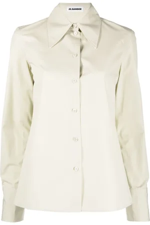 Jil Sander Button-fastening poplin shirt