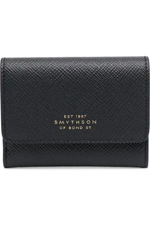 SMYTHSON Tri-fold leather wallet