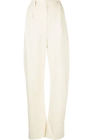LEMAIRE Straight-leg cotton-blend trousers
