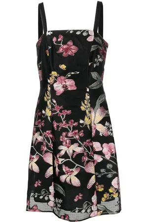 Marchesa Notte Fils coupé flared mini dress