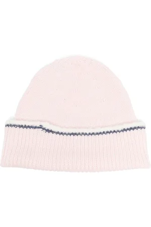 Barrie Ribbed cashmere beanie