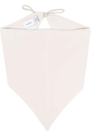 Barrie Triangular denim scarf