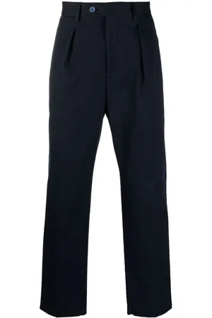 Etro Side-stripe straight-leg trousers