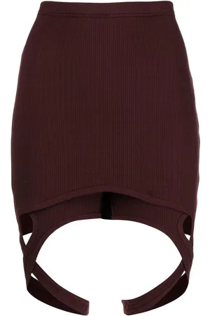 DION LEE Double Lock mini skirt