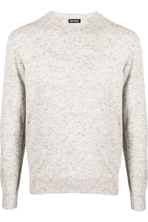 Ermenegildo Zegna Speckled-knit crew-neck jumper