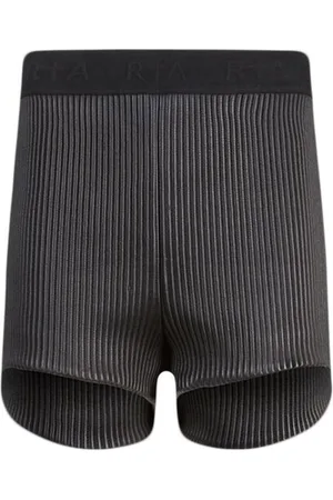 RTA Slim-fit ribbed shorts