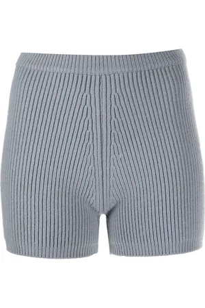 Alexander Wang Ribbed-knit wool shorts
