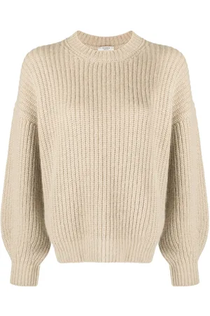 PESERICO SIGN Crew-neck cable-knit jumper