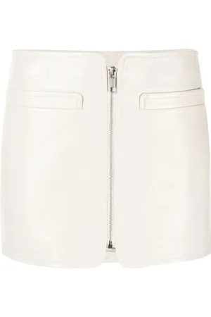 Courrèges Swallow vinyl mini skirt