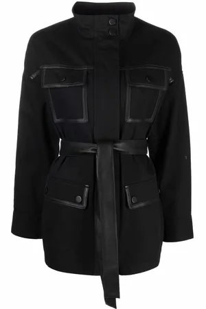 YVES SALOMON Belted shirt jacket