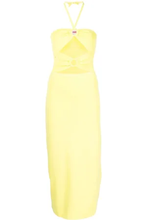 Solid The Ariana halterneck dress