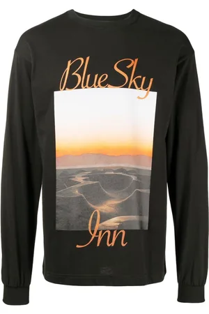 BLUE SKY INN Photograph-print cotton long-sleeve T-shirt