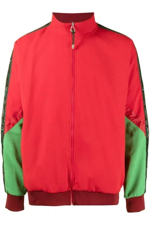 TOGA VIRILIS Colour-block zipped sweater