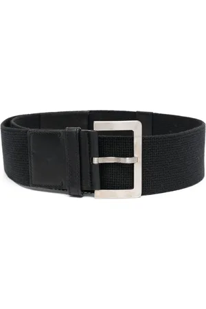 Giorgio Armani 2000s squared-buckle cotton belt