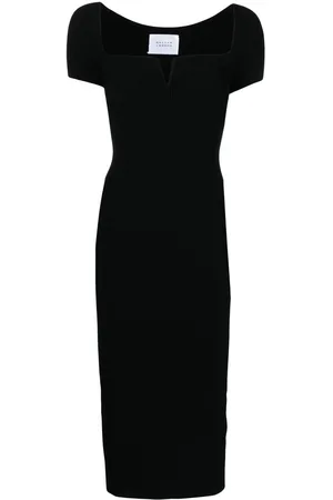 GALVAN Freya short-sleeve knitted dress