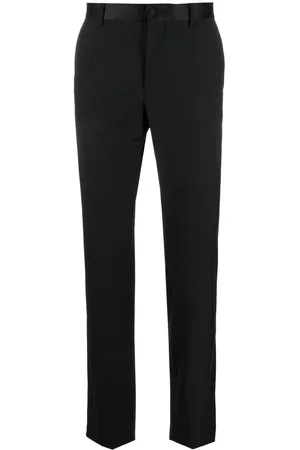 Philipp Plein Straight-leg wool-blend trousers