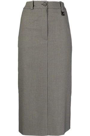 Low Classic Checked pencil skirt