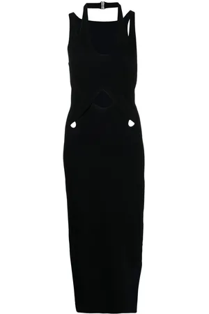DION LEE Cut-out detail midi dress