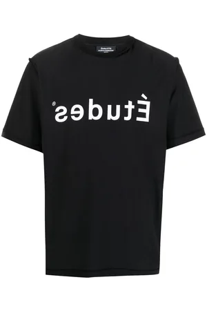 Etudes Reversed logo-print detail T-shirt