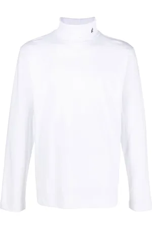 Etudes Logo-embroidered roll neck sweater
