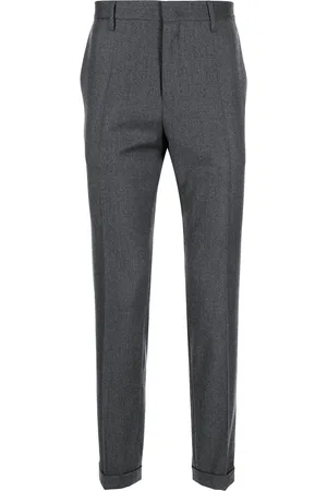 Paul Smith Pressed-crease wool-blend tailored trousers