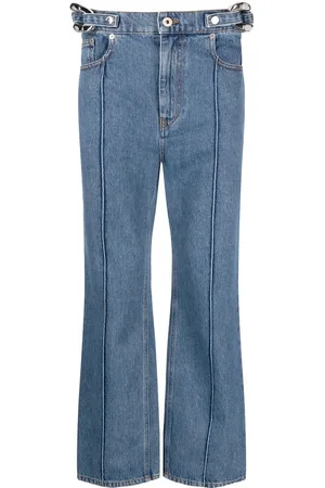 J.W.Anderson Chain-link detailed straight-leg jeans