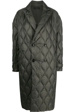 AMIRI Double-breasted quilted coat