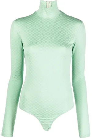 AMBUSH Jacquard turtleneck long-sleeve top