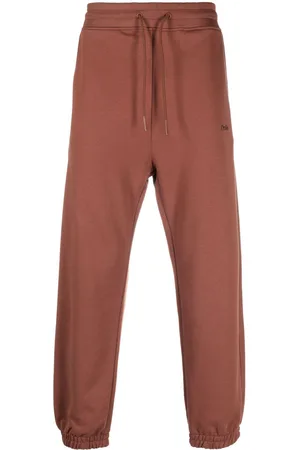 Drôle de Monsieur Embroidered-logo track pants