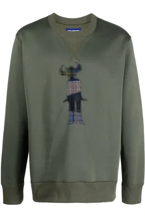 JUNYA WATANABE Appliqué-detail crew-neck sweatshirt