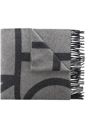 Totême Large monogram scarf