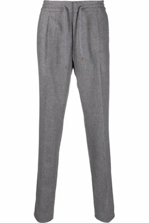 Brunello Cucinelli Pleated drawstring trousers