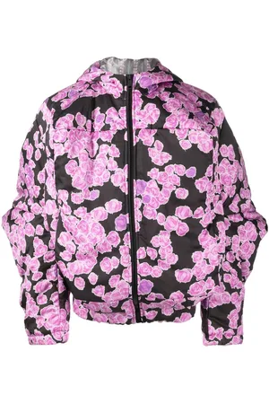Natasha Zinko Rose-print puffer jacket