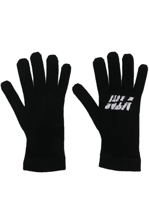 VTMNTS Intarsia-knit logo gloves