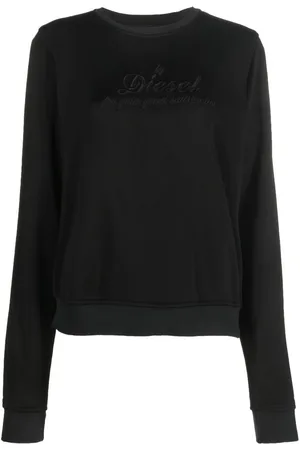 Diesel Embroidered-logo crew neck sweatshirt