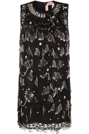 Nº21 Safety-pin sleeveless dress