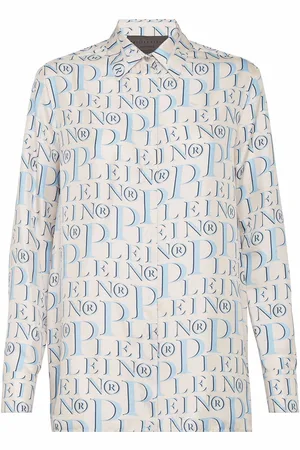 Philipp Plein All-over logo-print tailored shirt