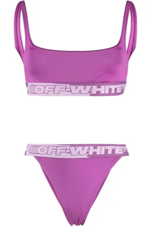 OFF-WHITE Logo tape bikini