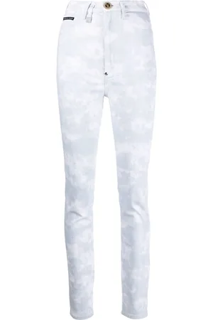 Philipp Plein Tie-dye print skinny jeans